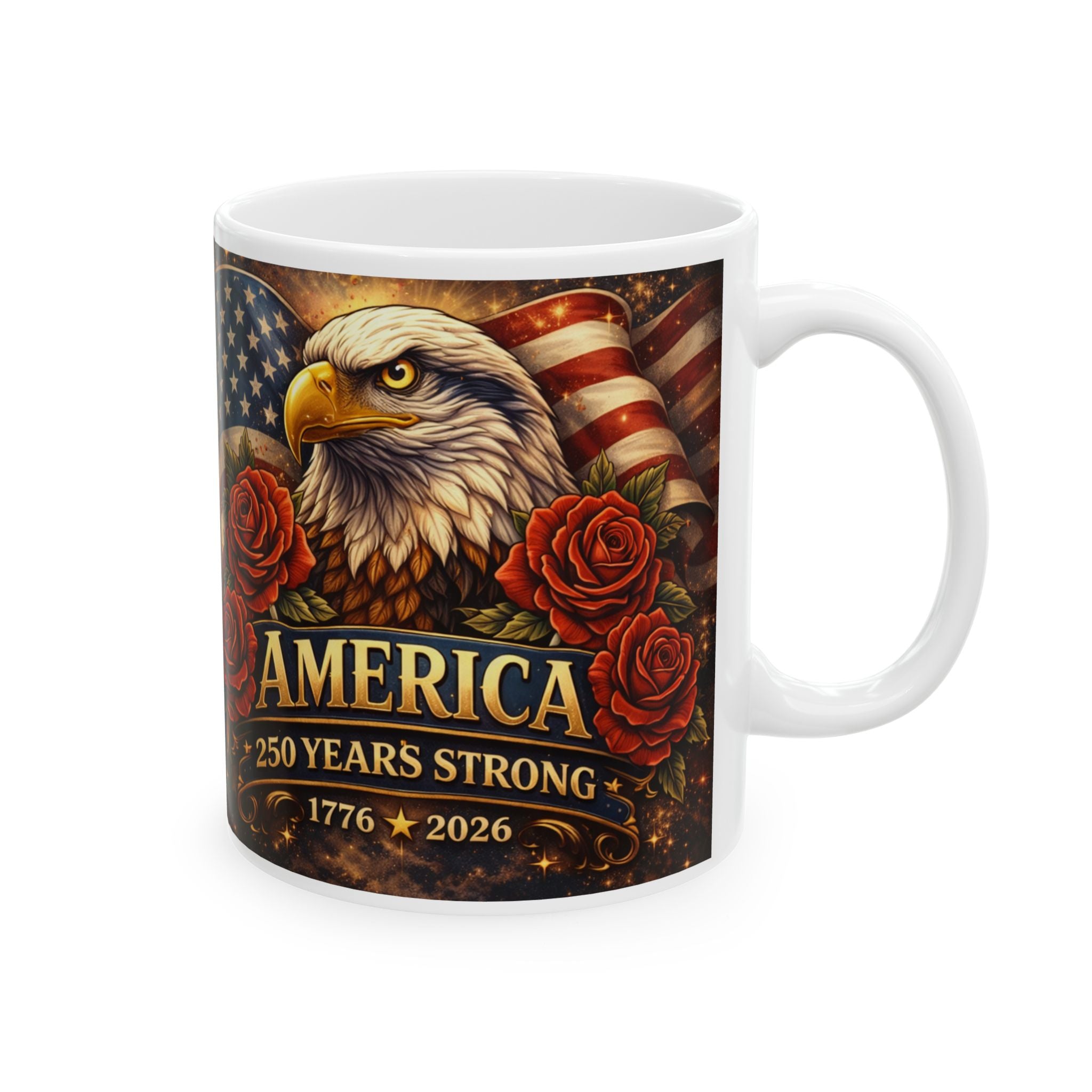 America 250 Years Strong Mug