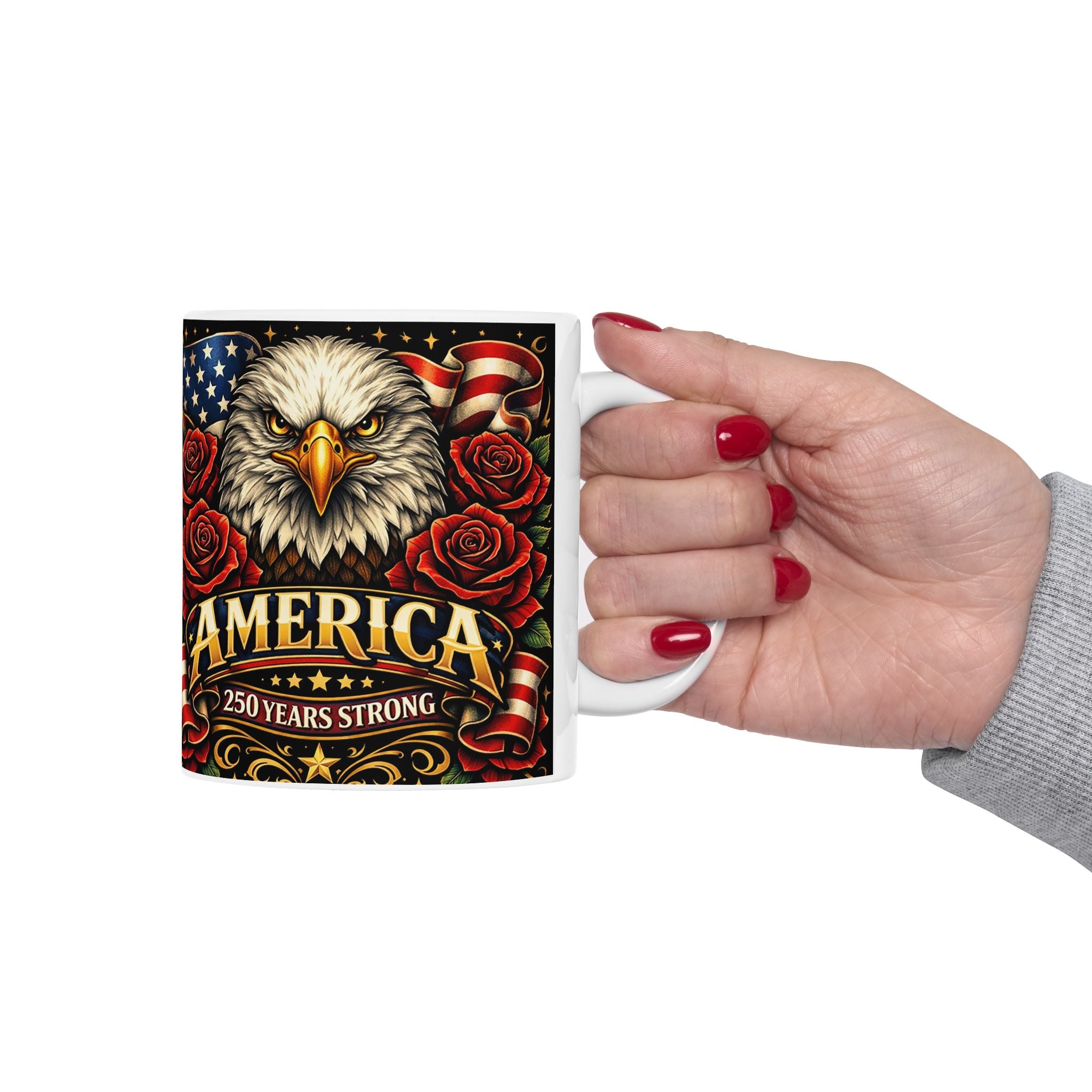 America 250 Years Strong Mug