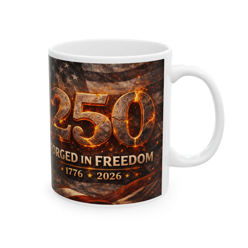 250 Years Forged in Freedom Mug