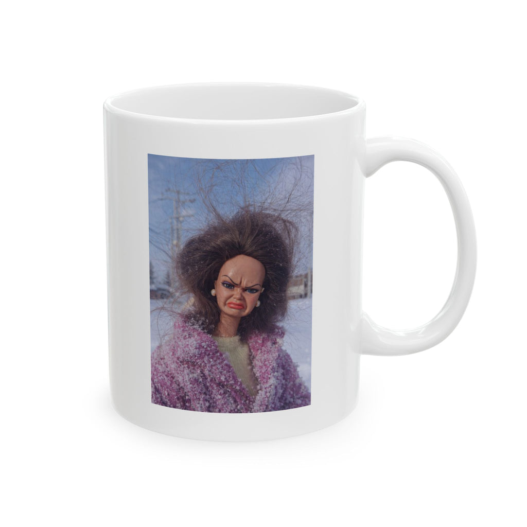 Funny Angry Doll Coffee Mug