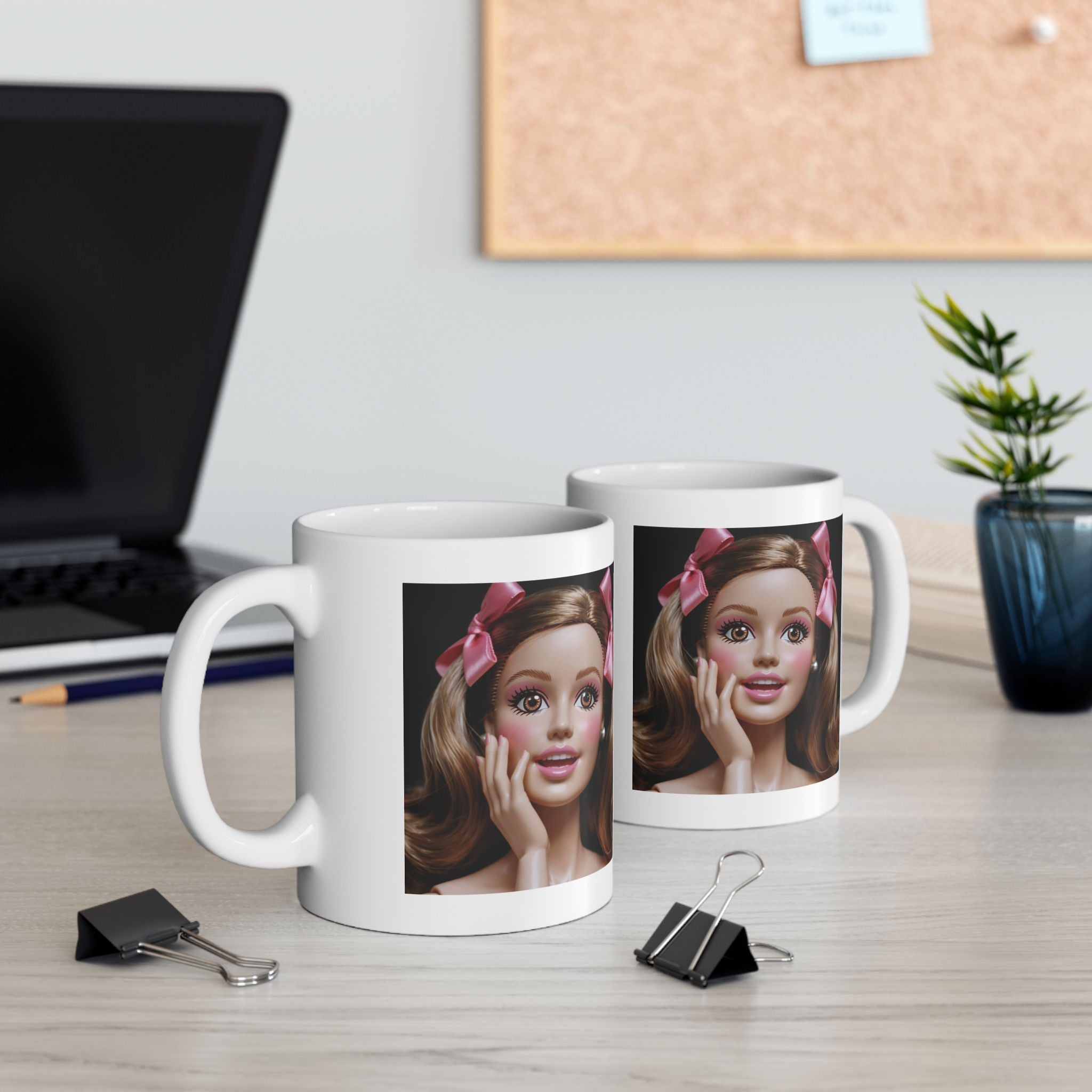 Cute Surprise Doll Coffee Mug