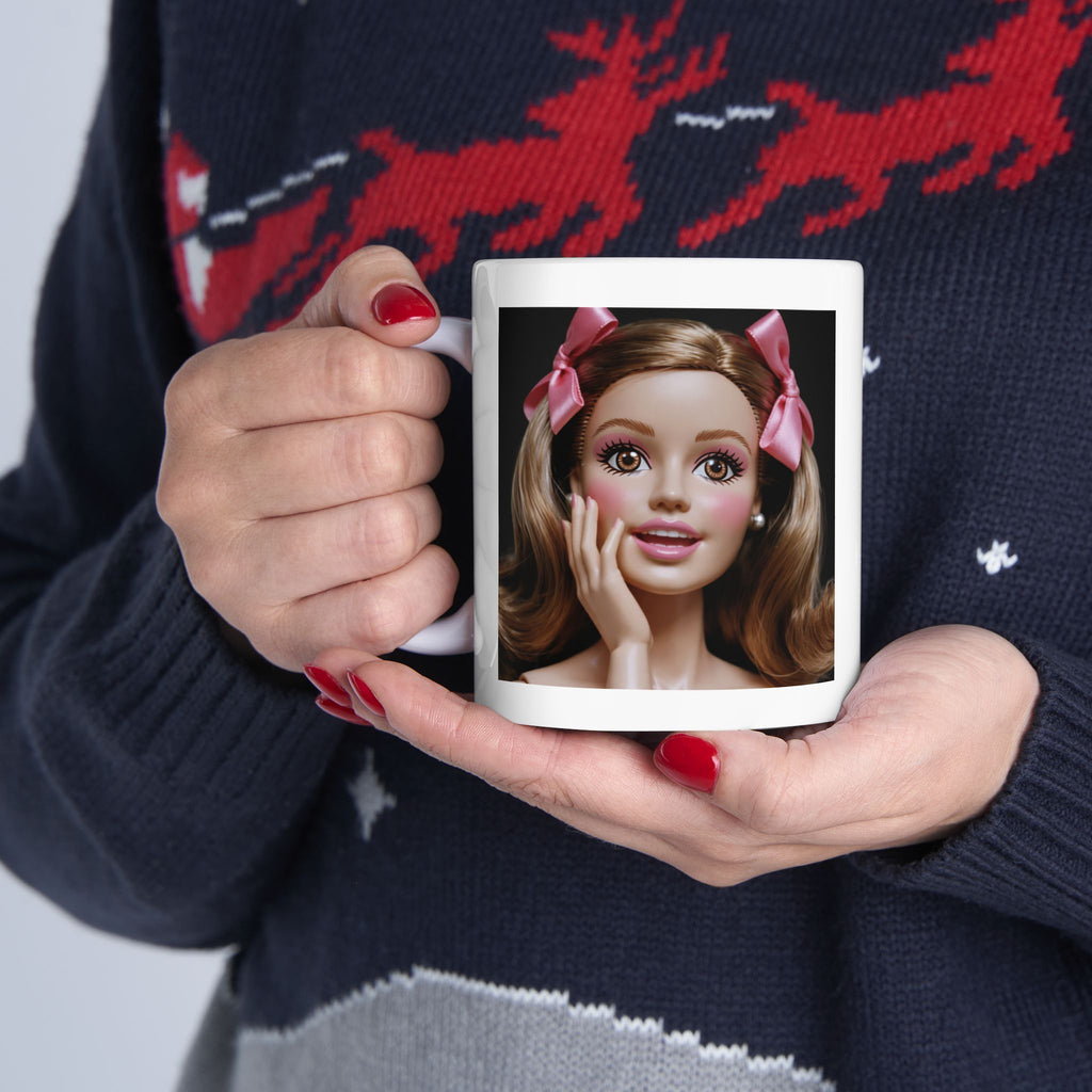 Cute Surprise Doll Coffee Mug
