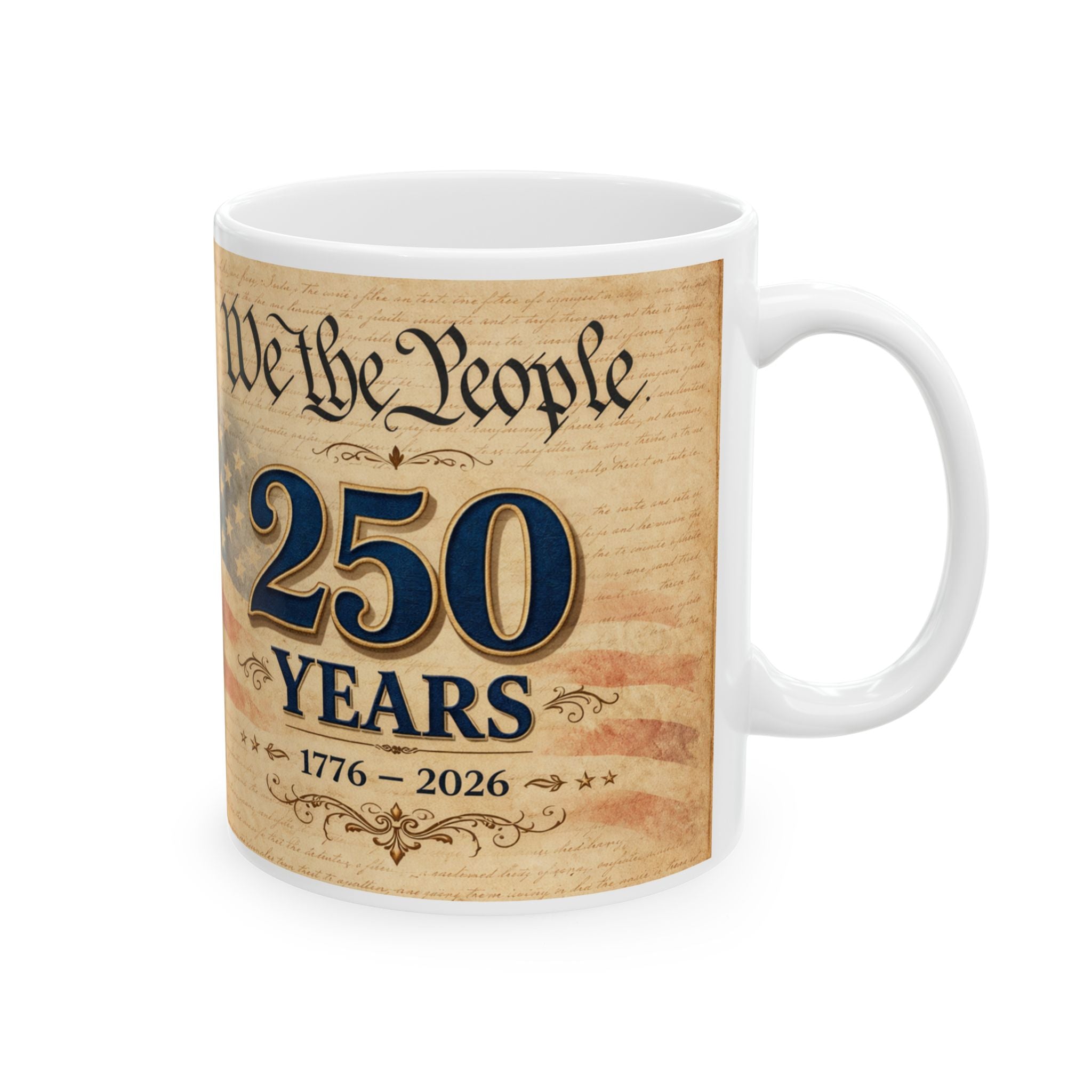 We The People 250 Years Mug