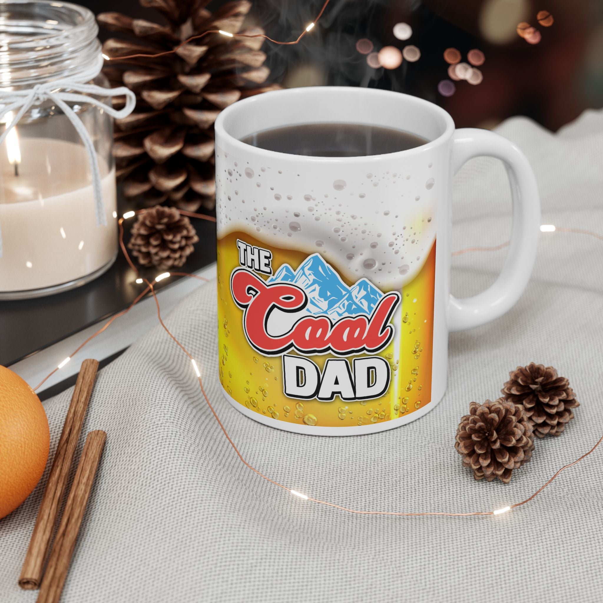The Cool Dad Funny Beer Mug