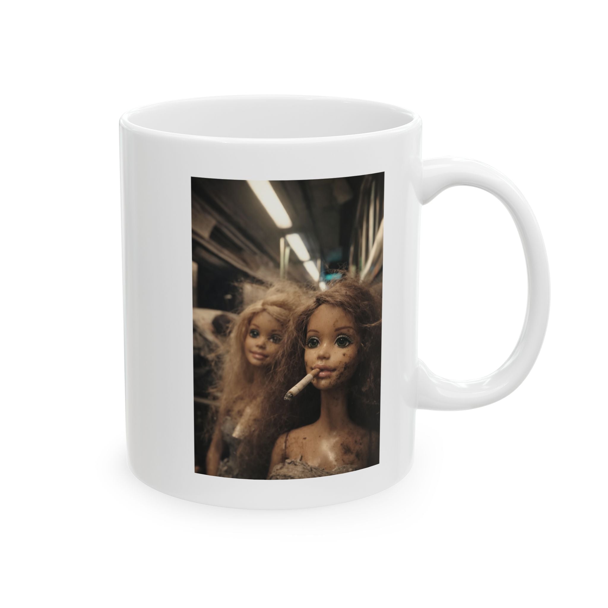 Funny Messy Doll Chaos Coffee Mug