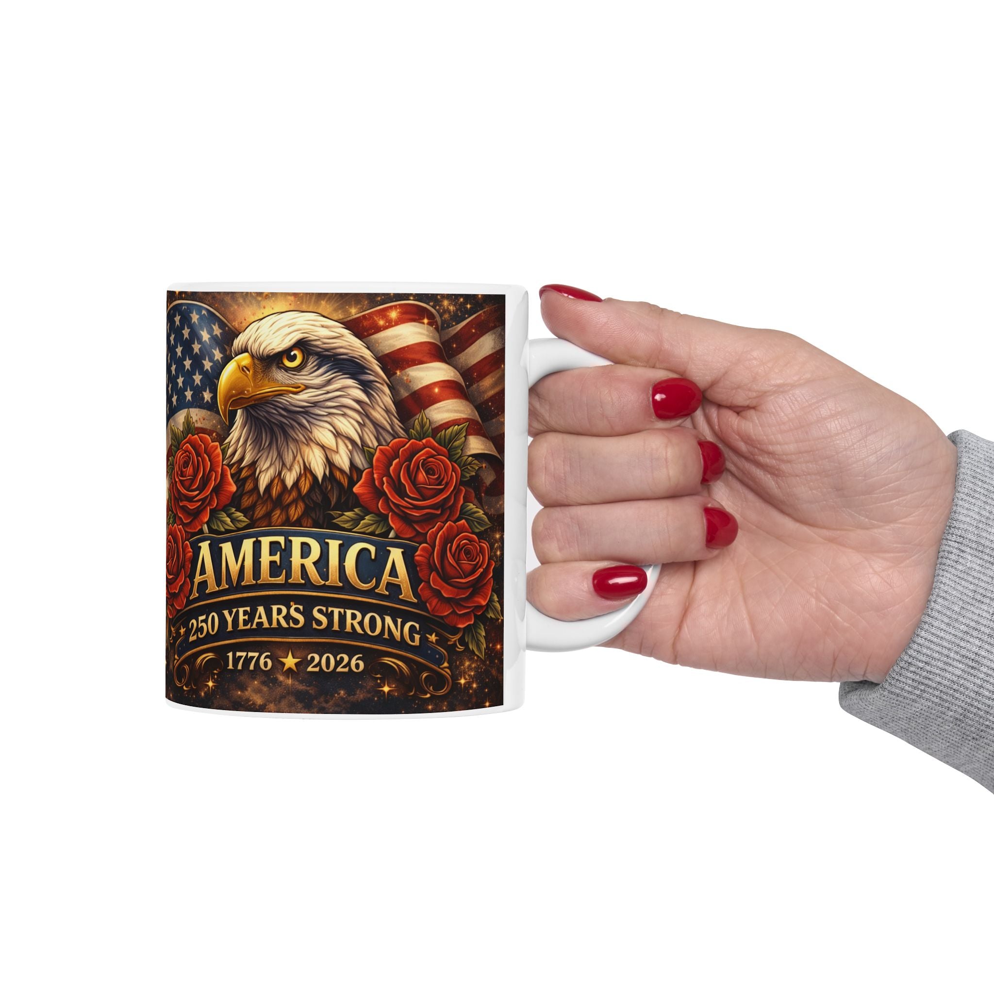 America 250 Years Strong Mug