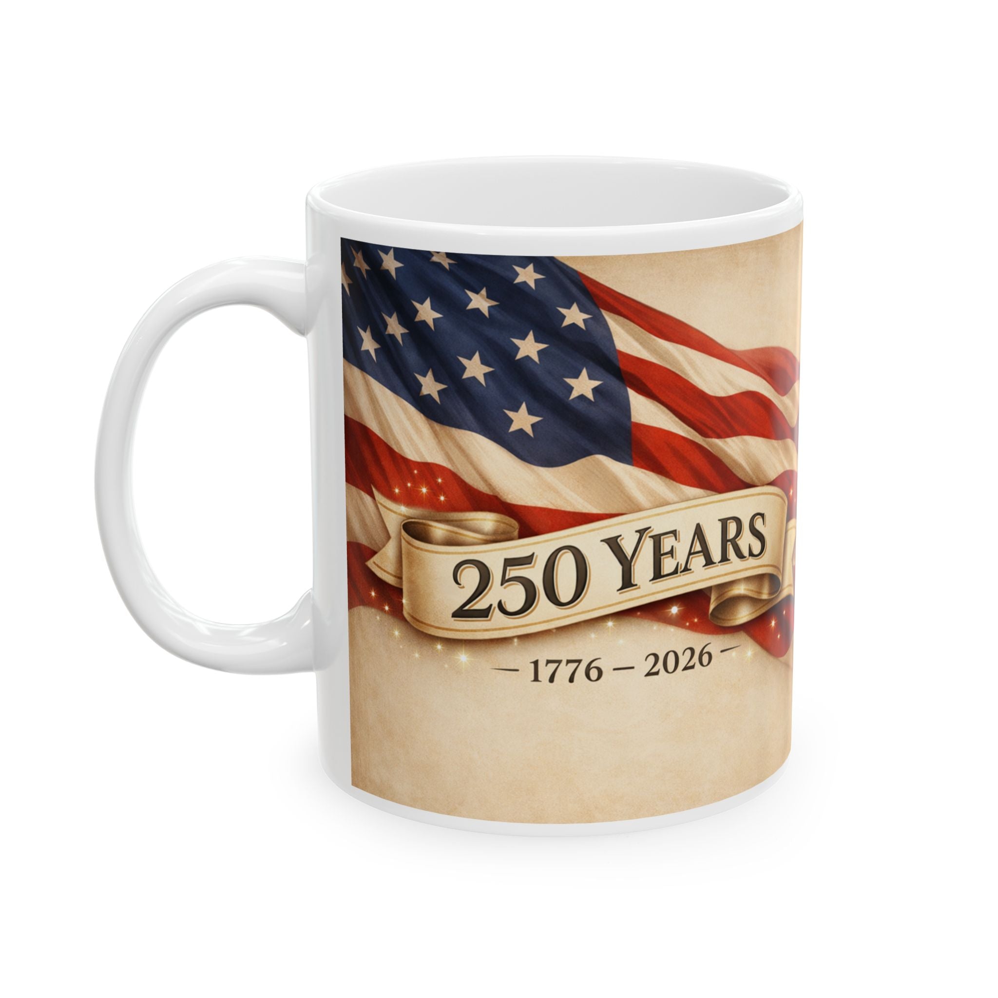 250 Years American Flag Mug