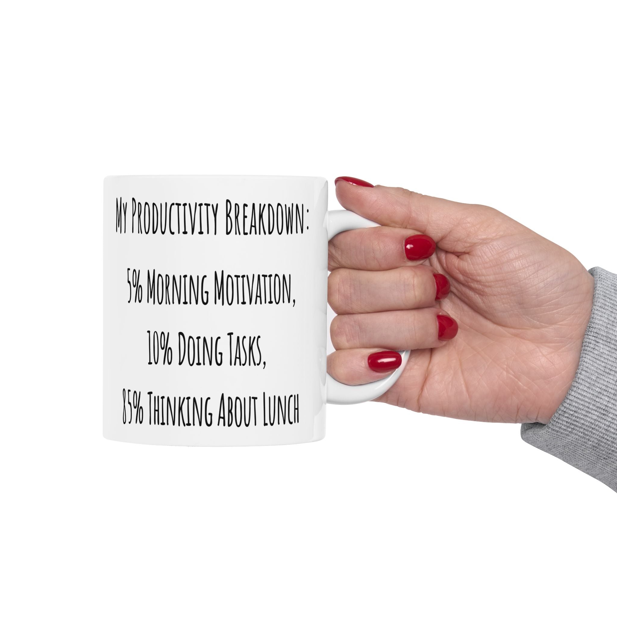 Funny Productivity Breakdown Coffee Mug