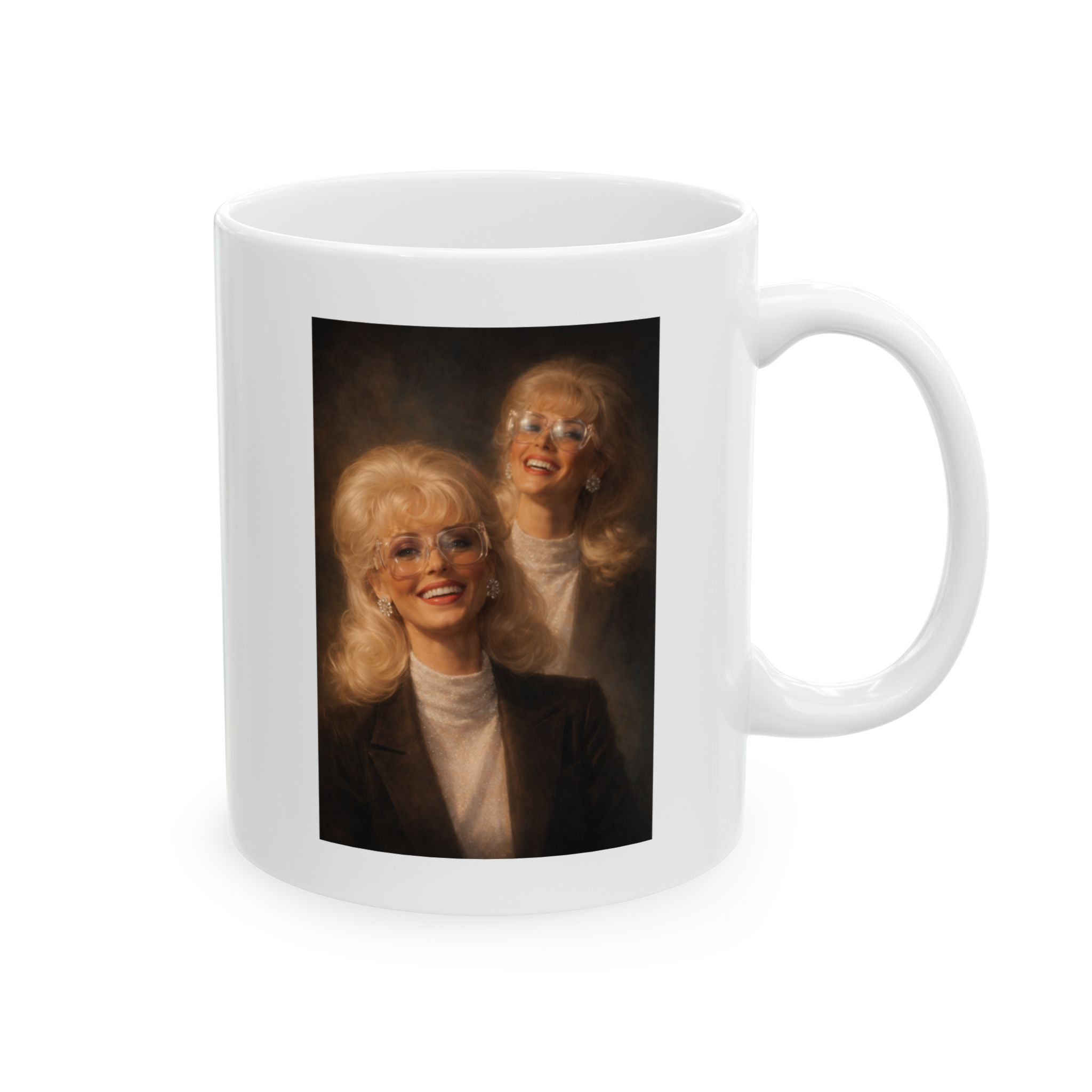 Vintage Style Country Music Legend Portrait Coffee Mug