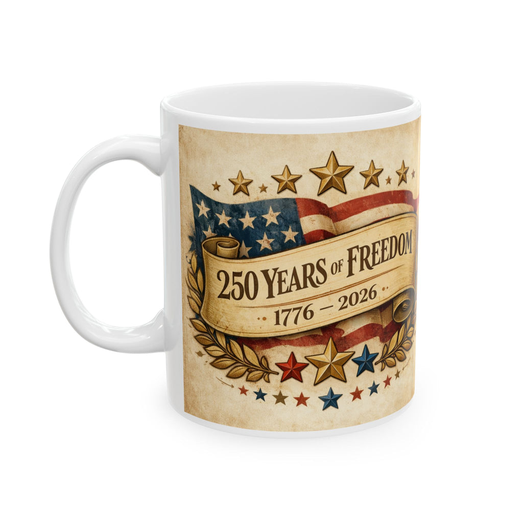 250 Years of Freedom Mug 1776–2026