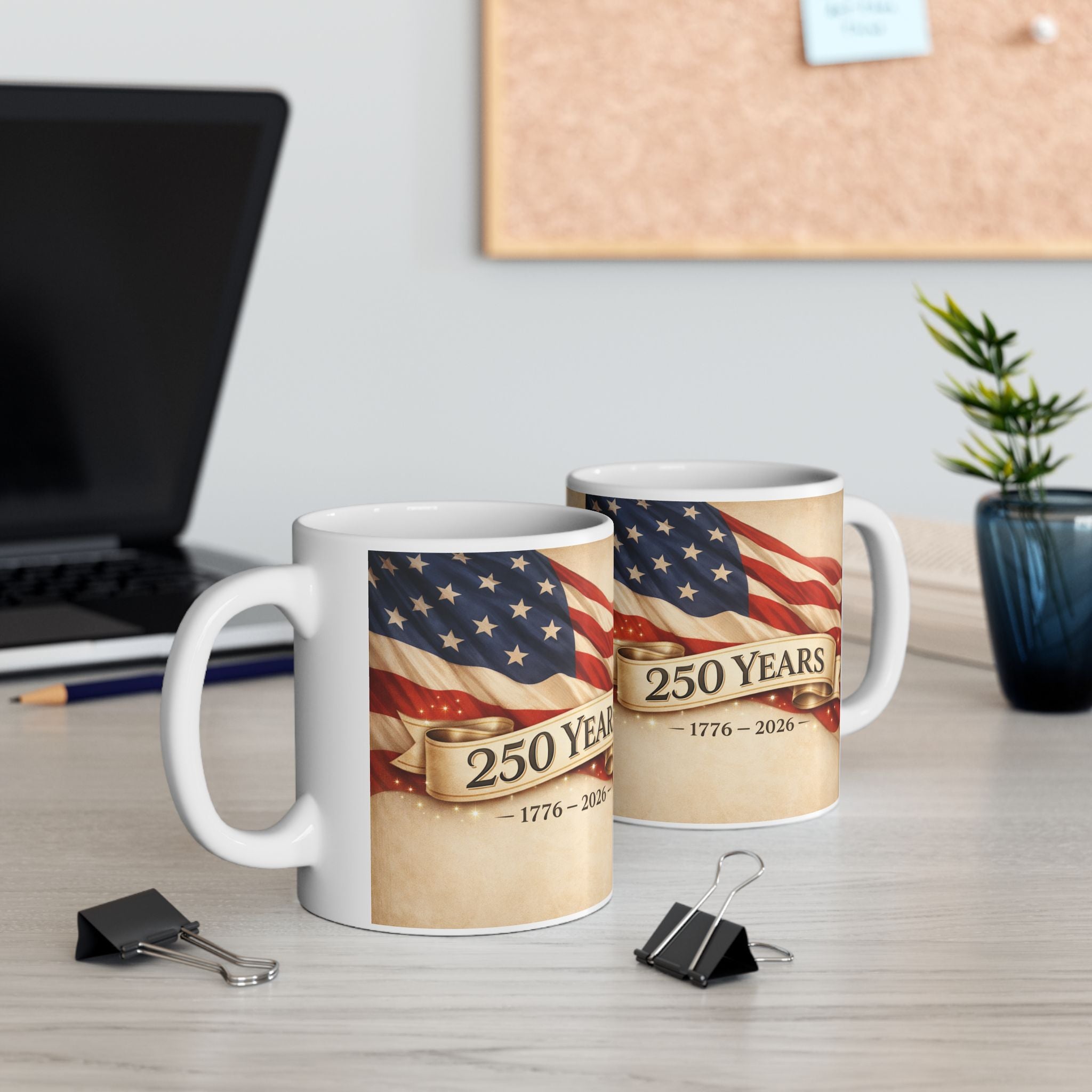 250 Years American Flag Mug