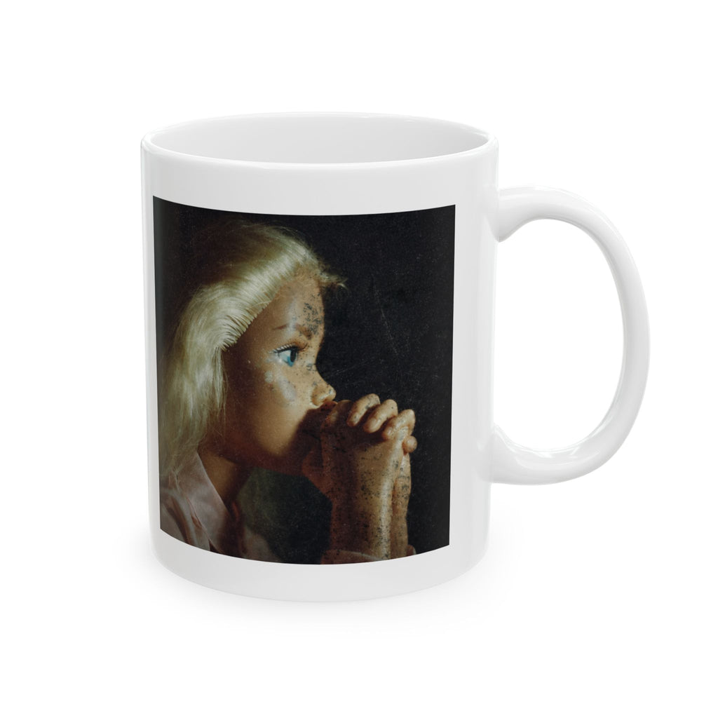 Vintage Praying Doll Coffee Mug