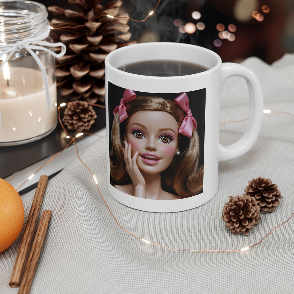 Cute Surprise Doll Coffee Mug