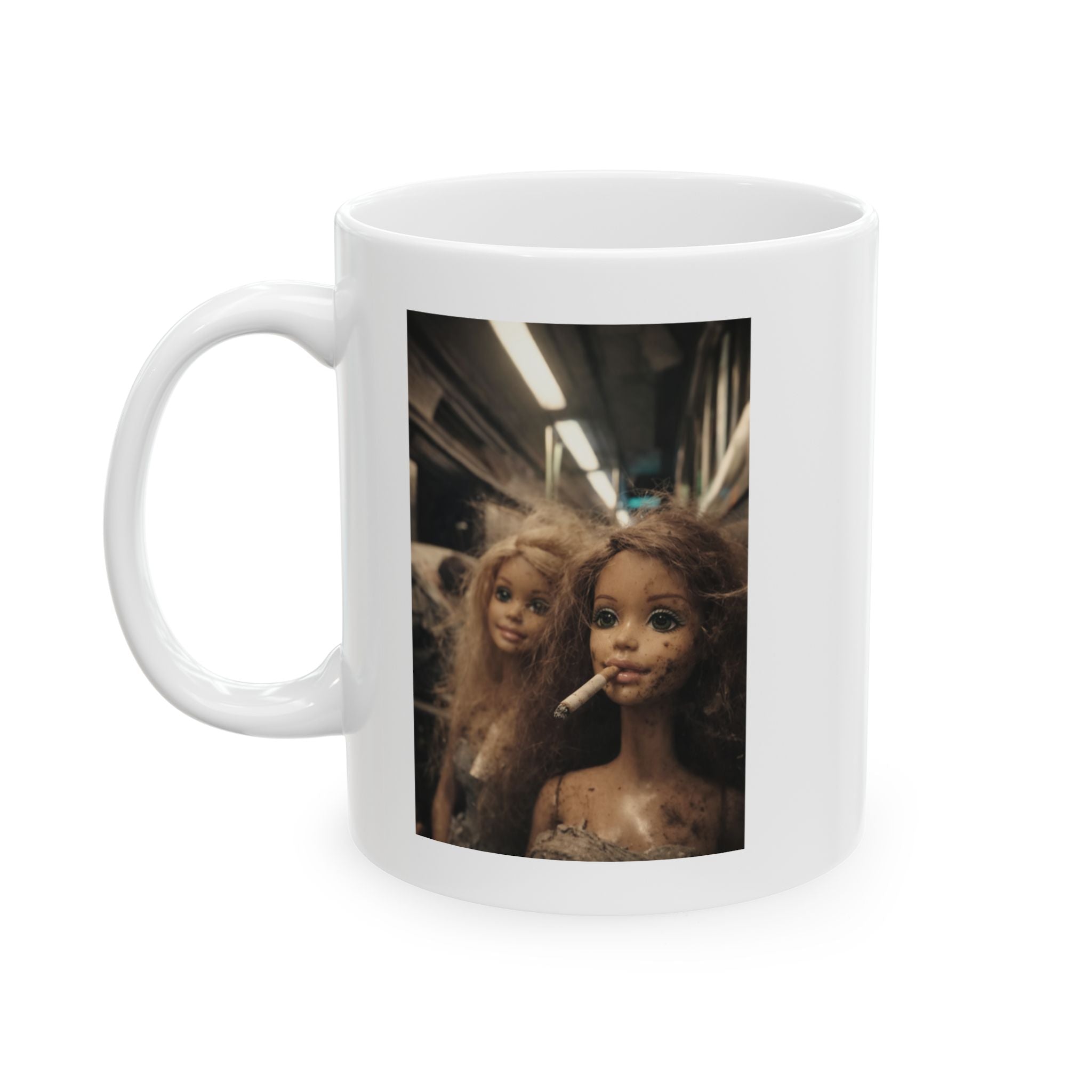Funny Messy Doll Chaos Coffee Mug