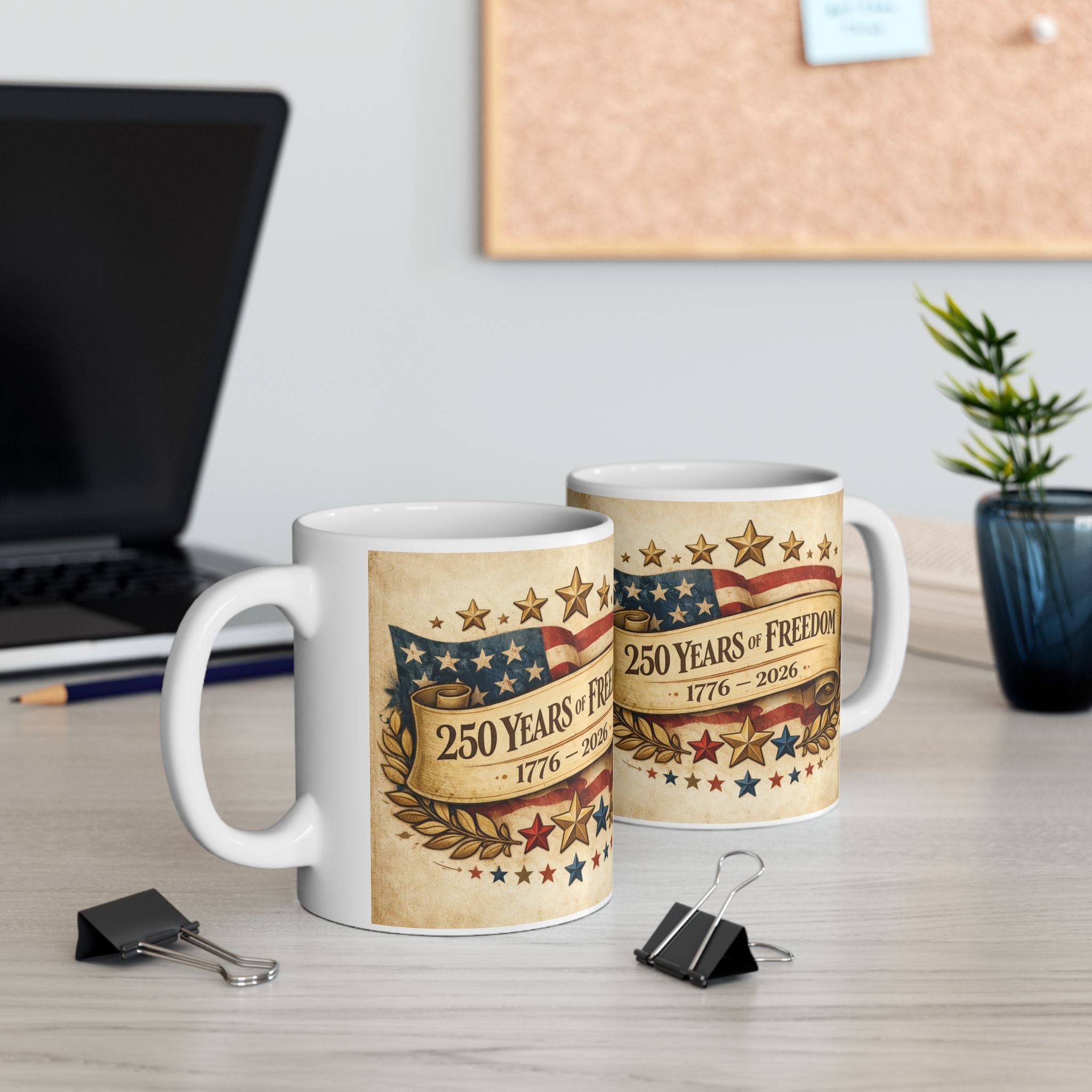 250 Years of Freedom Mug 1776–2026