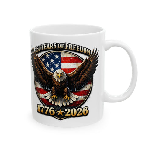 250 Years of Freedom Eagle Mug