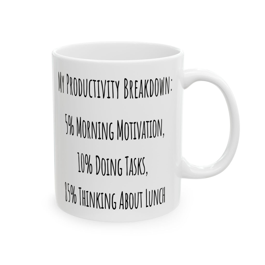 Funny Productivity Breakdown Coffee Mug