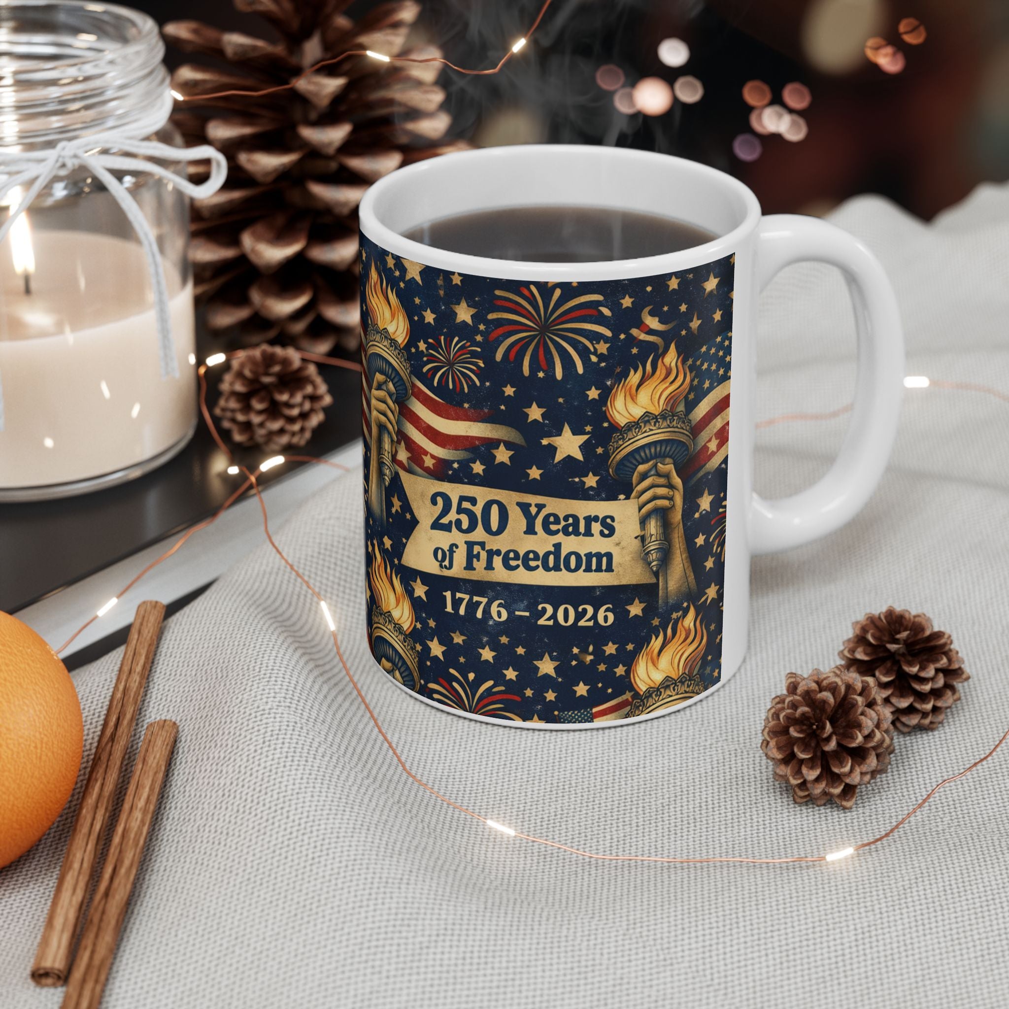 250 Years of Freedom Mug 1776–2026