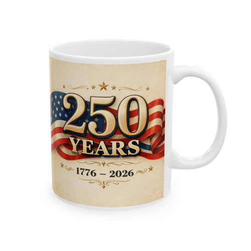 250 Years America Mug