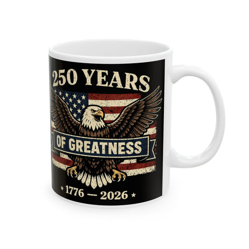 250 Years of Greatness Mug