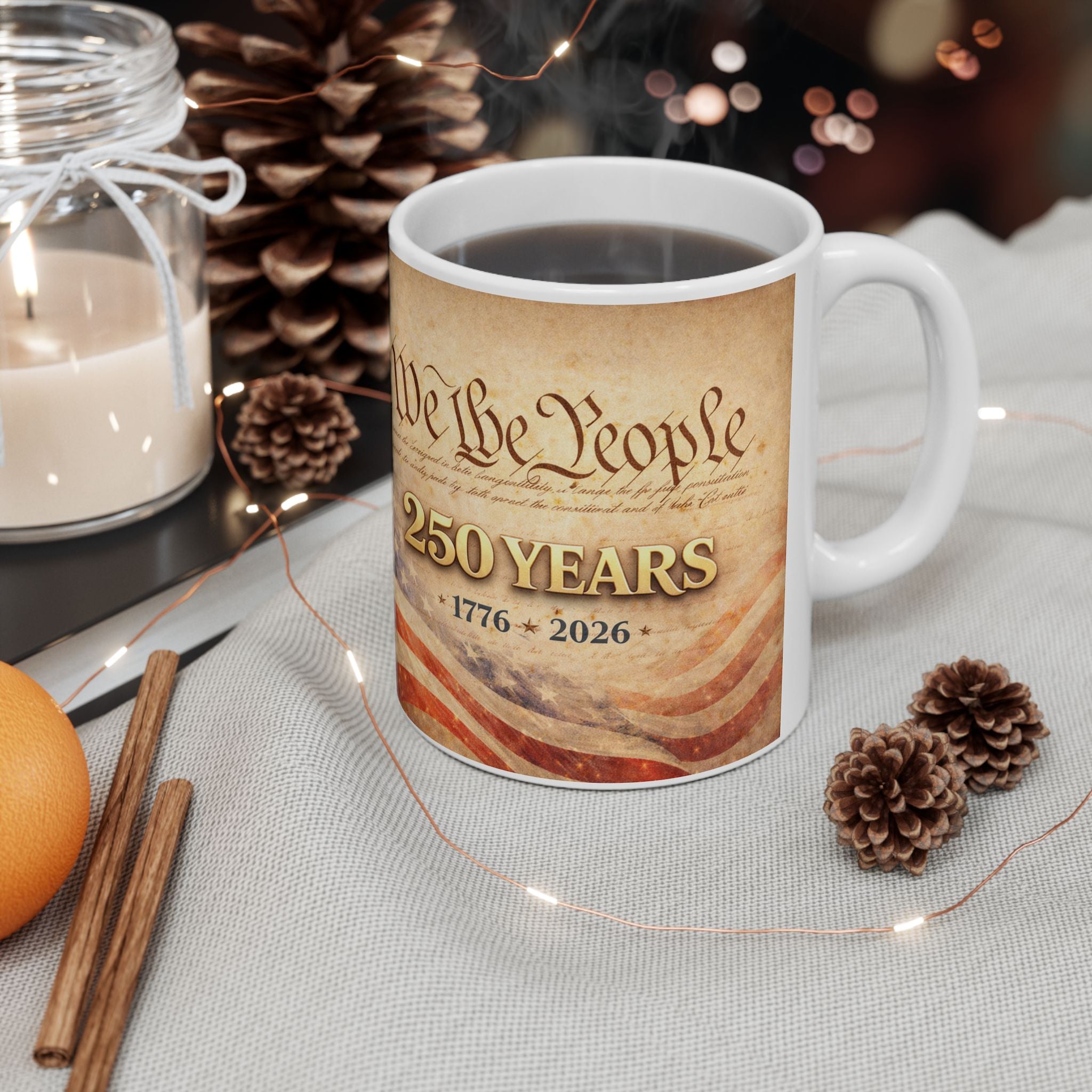 We The People 250 Years Mug
