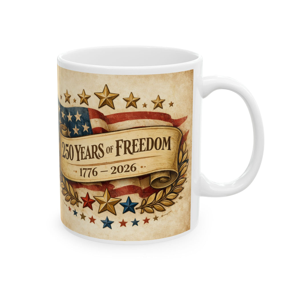 250 Years of Freedom Mug 1776–2026