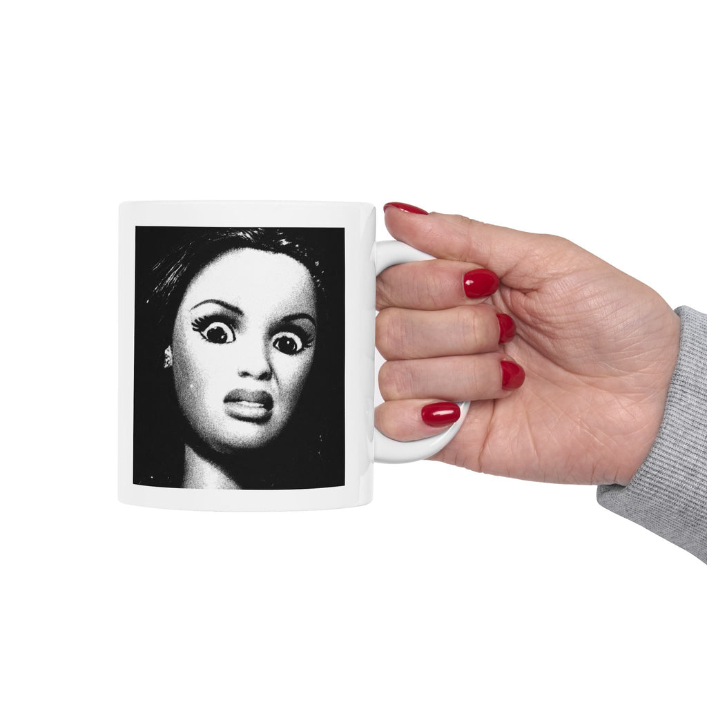 Funny Shocked Reaction Face Coffee Mug