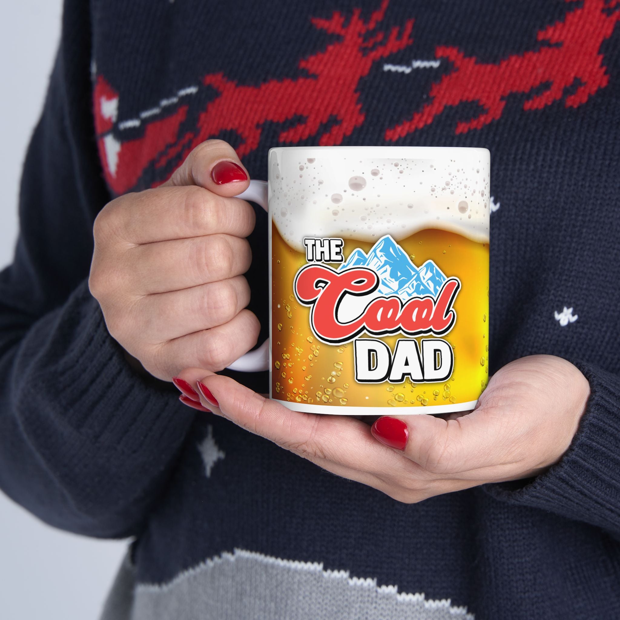 The Cool Dad Funny Beer Mug
