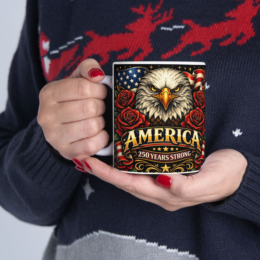 America 250 Years Strong Mug