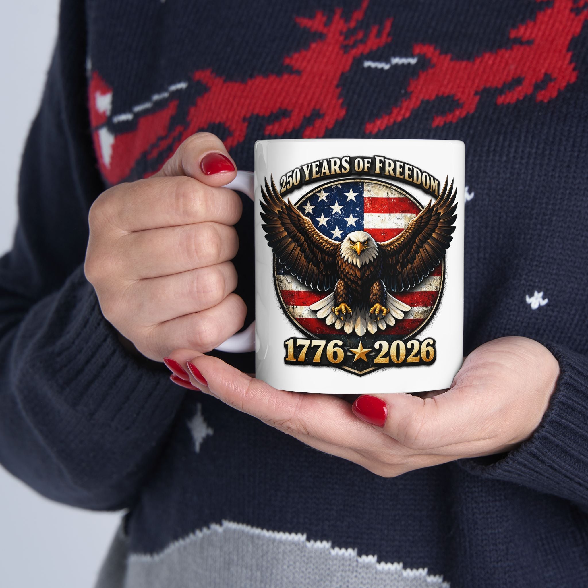 250 Years of Freedom Eagle Mug