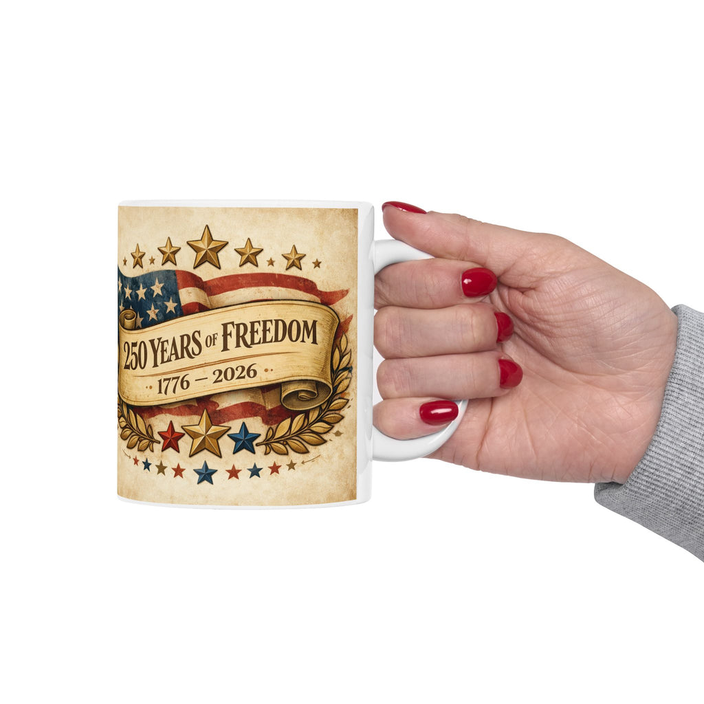 250 Years of Freedom Mug 1776–2026