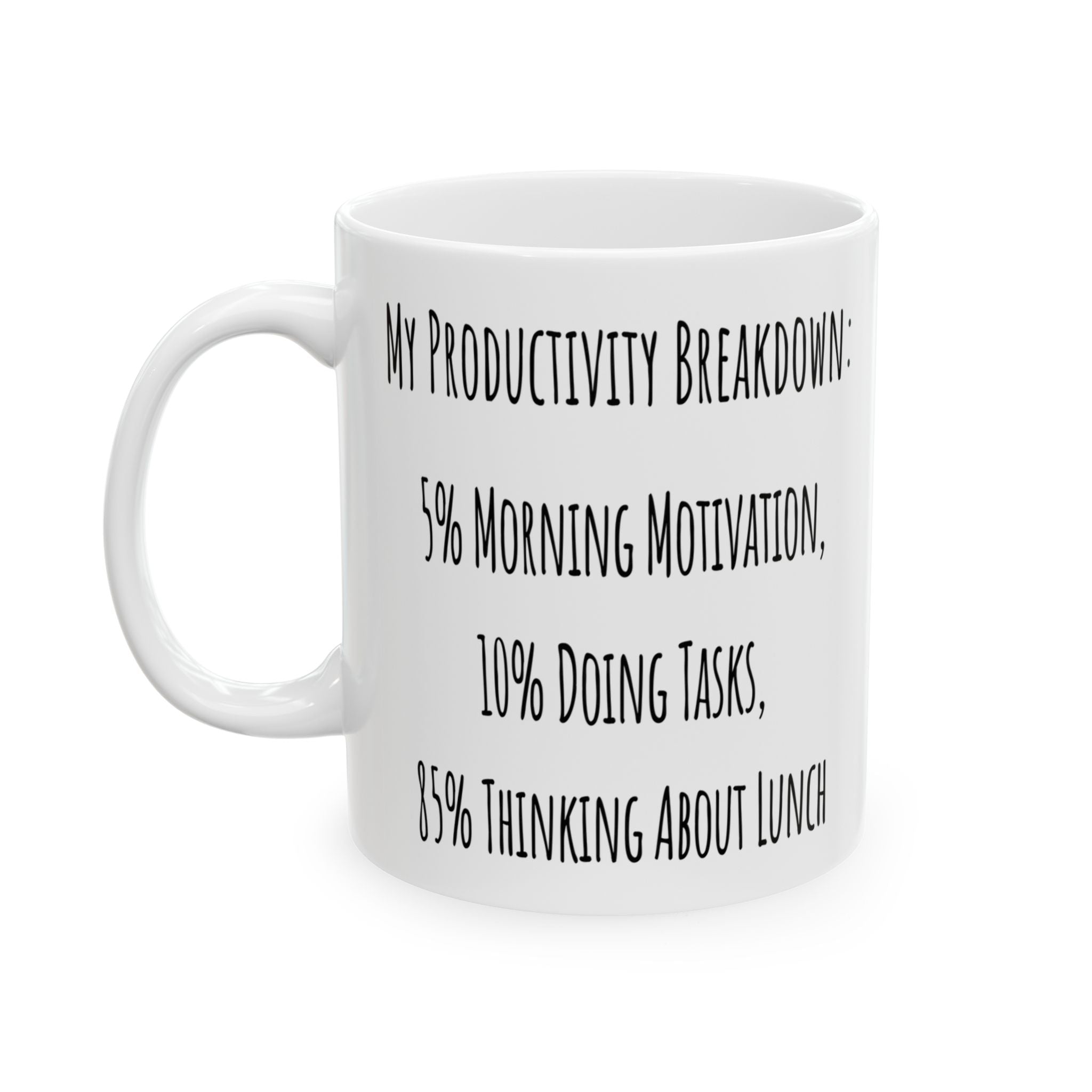 Funny Productivity Breakdown Coffee Mug