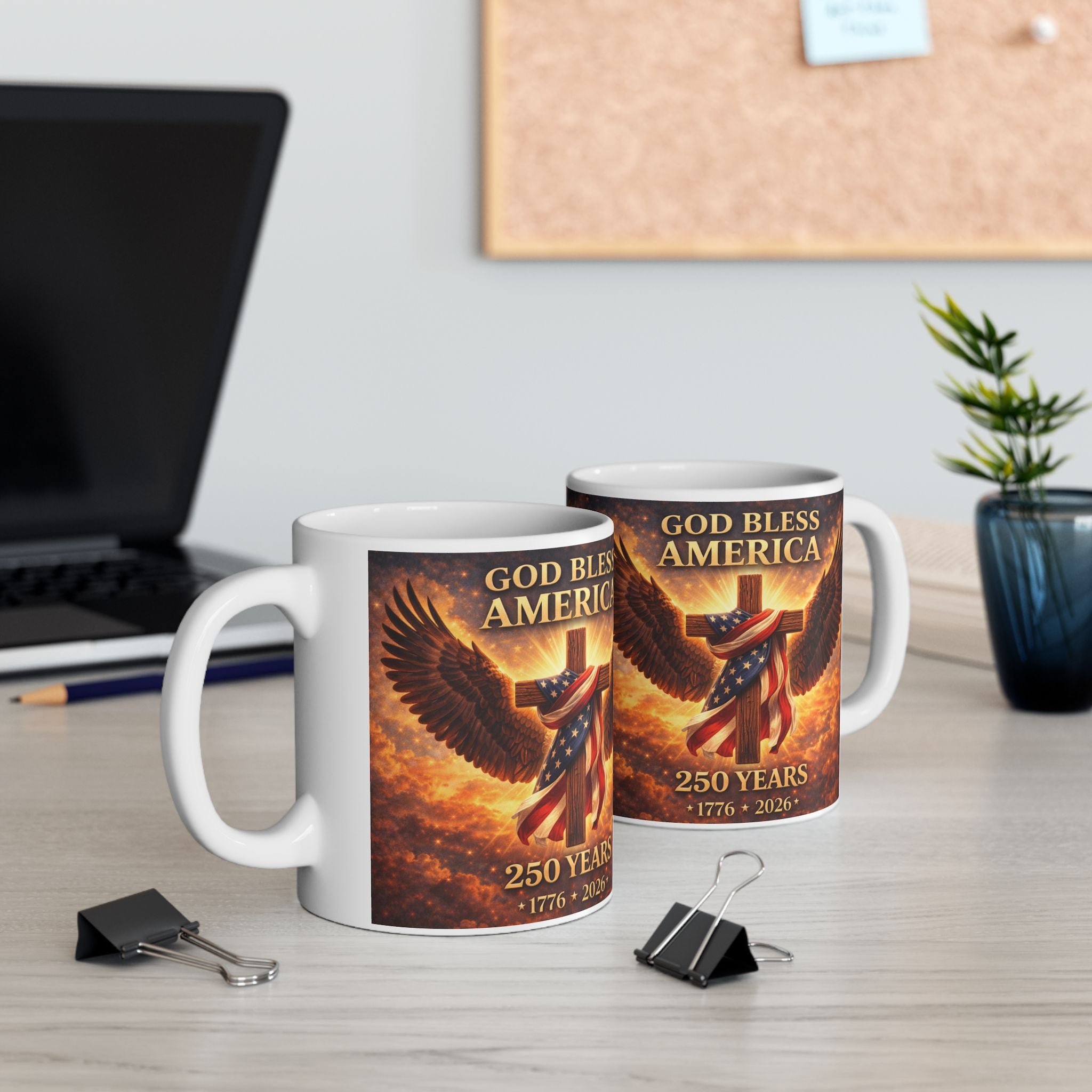 God Bless America 250 Years Mug